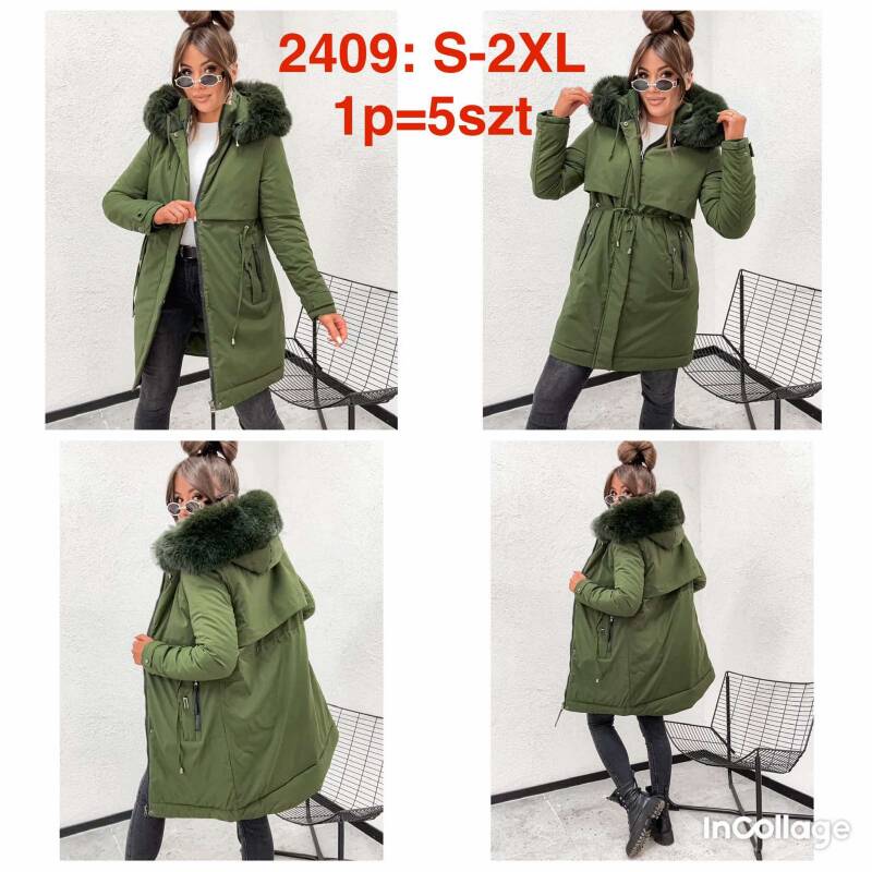 Kurtki damskie cienki Roz S-2XL, 1 Kolor Paczka 5 szt